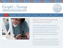 Tablet Screenshot of carefulnursing.ie